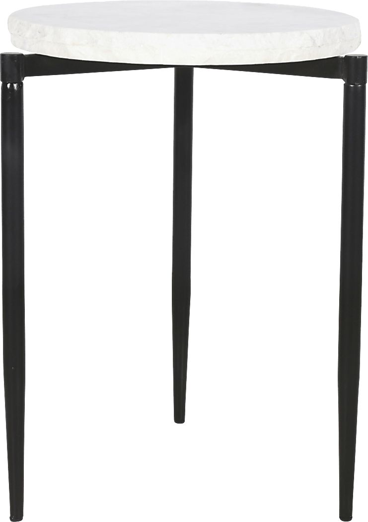 Randerson White Accent Table