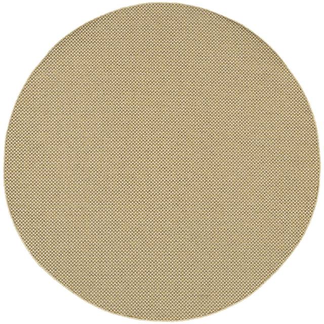 Randi Natural 7'10 Round Indoor/Outdoor Rug - Thumbnail - Image 1
