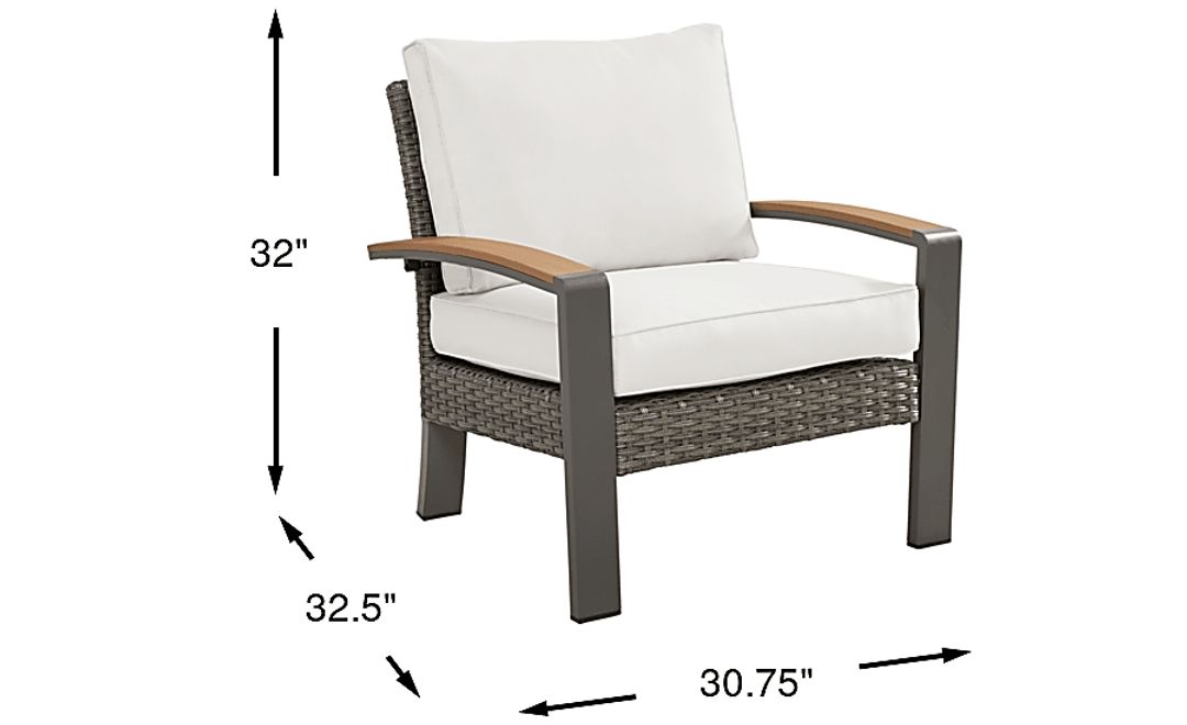Randolph Gray Outdoor Club Chair