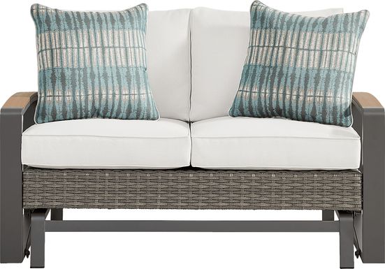 Randolph Gray Outdoor Glider Loveseat