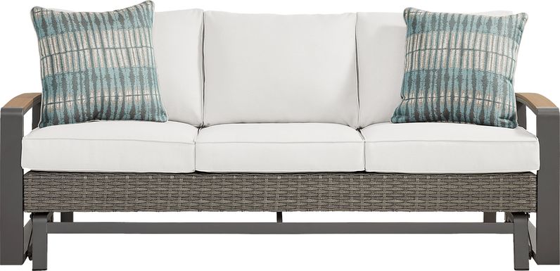 Randolph Gray Outdoor Glider Sofa