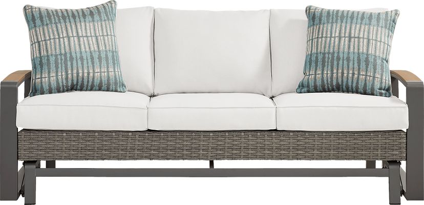 Randolph Gray Outdoor Glider Sofa
