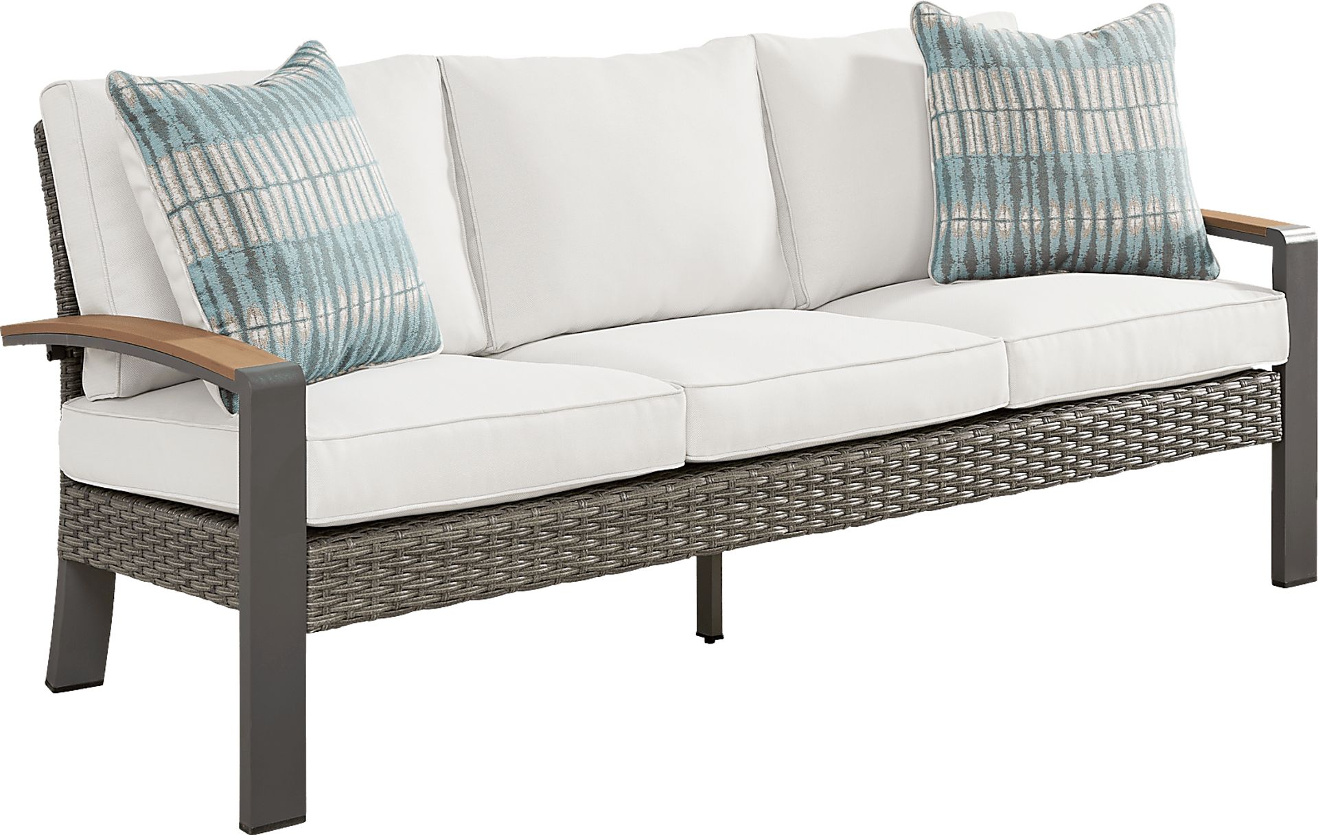 Randolph Gray 4 Pc Outdoor Seating Set - Image 3