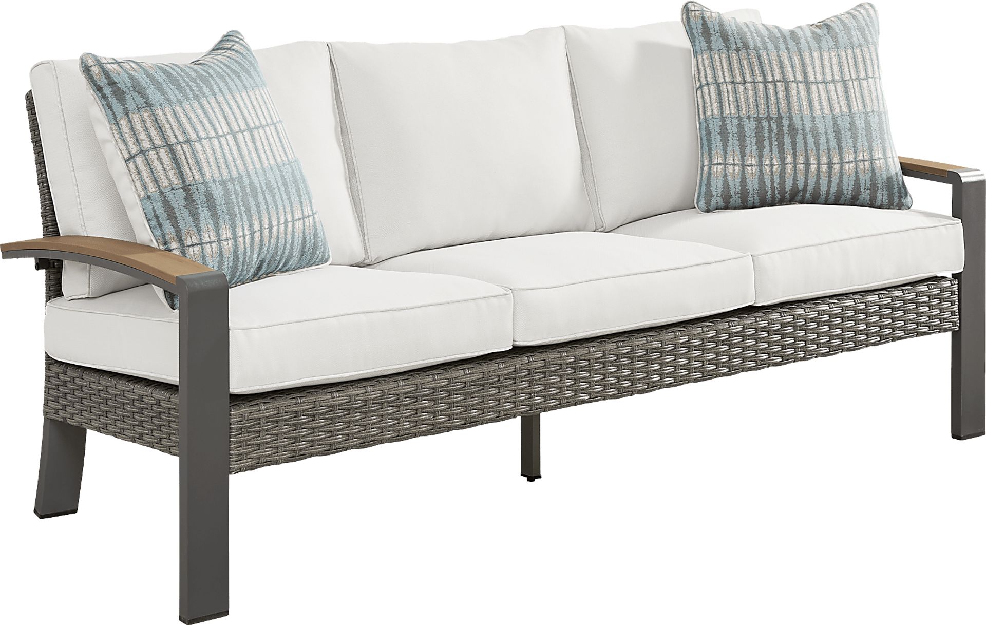 Randolph Gray 4 Pc Outdoor Seating Set - Image 3