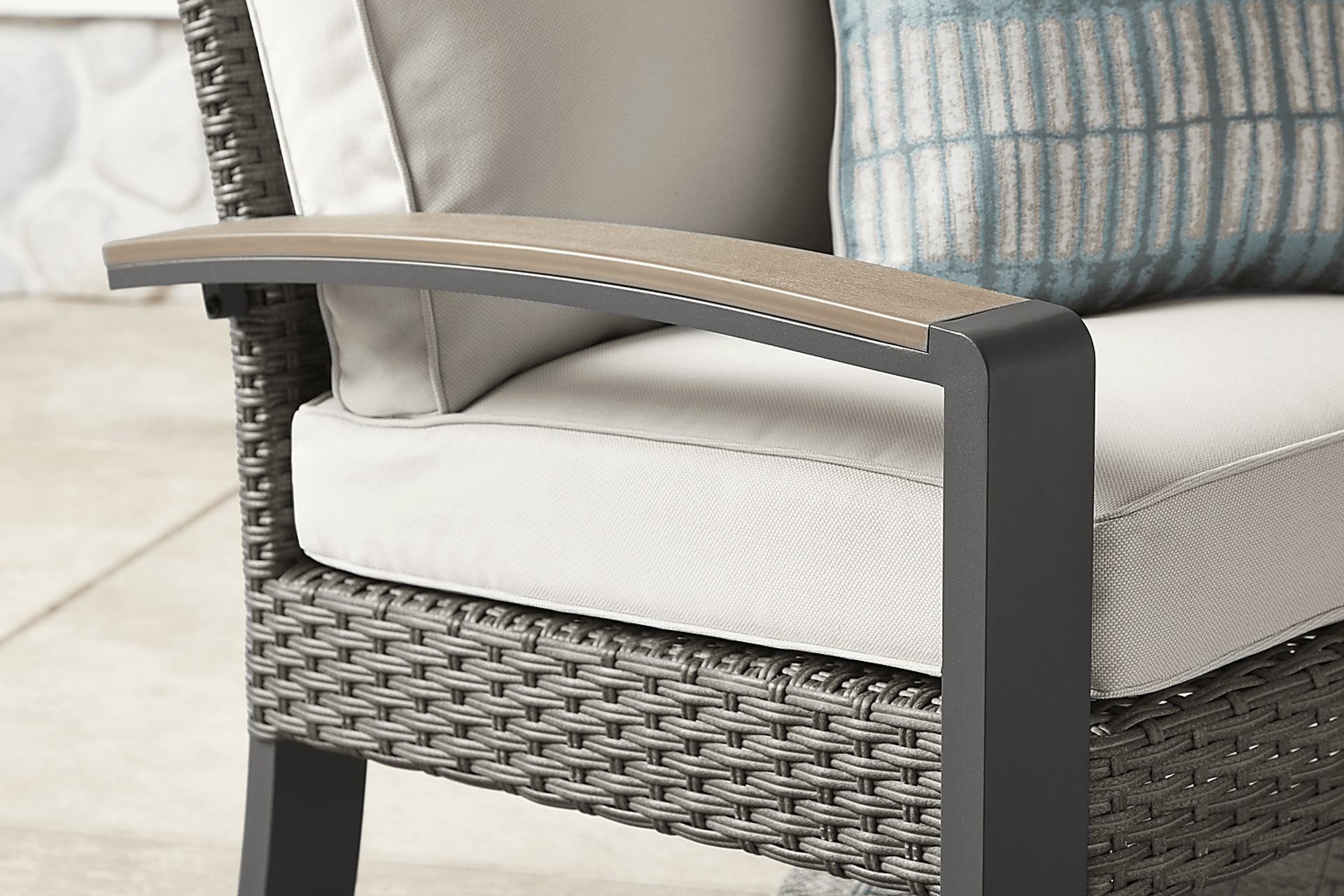 Randolph Gray 4 Pc Outdoor Seating Set - Image 5