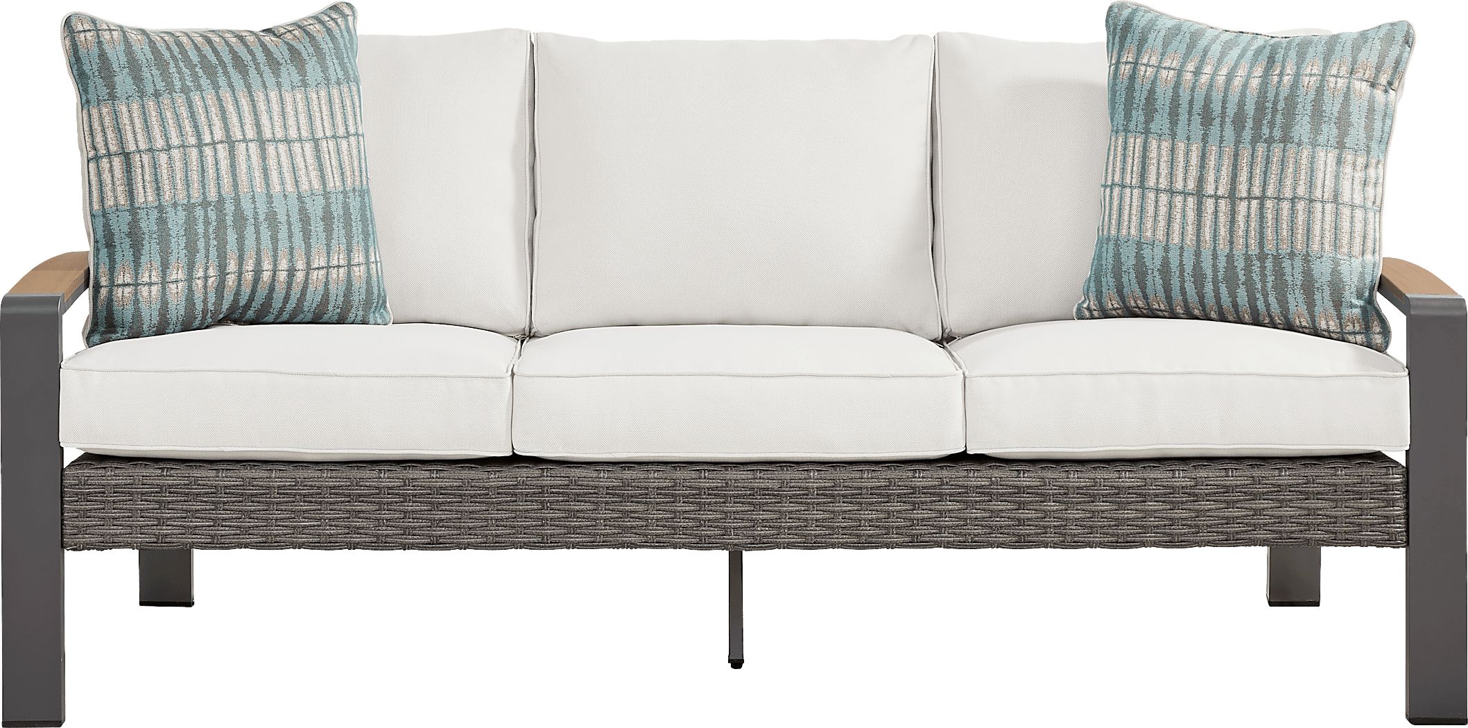 Randolph Gray Outdoor Sofa