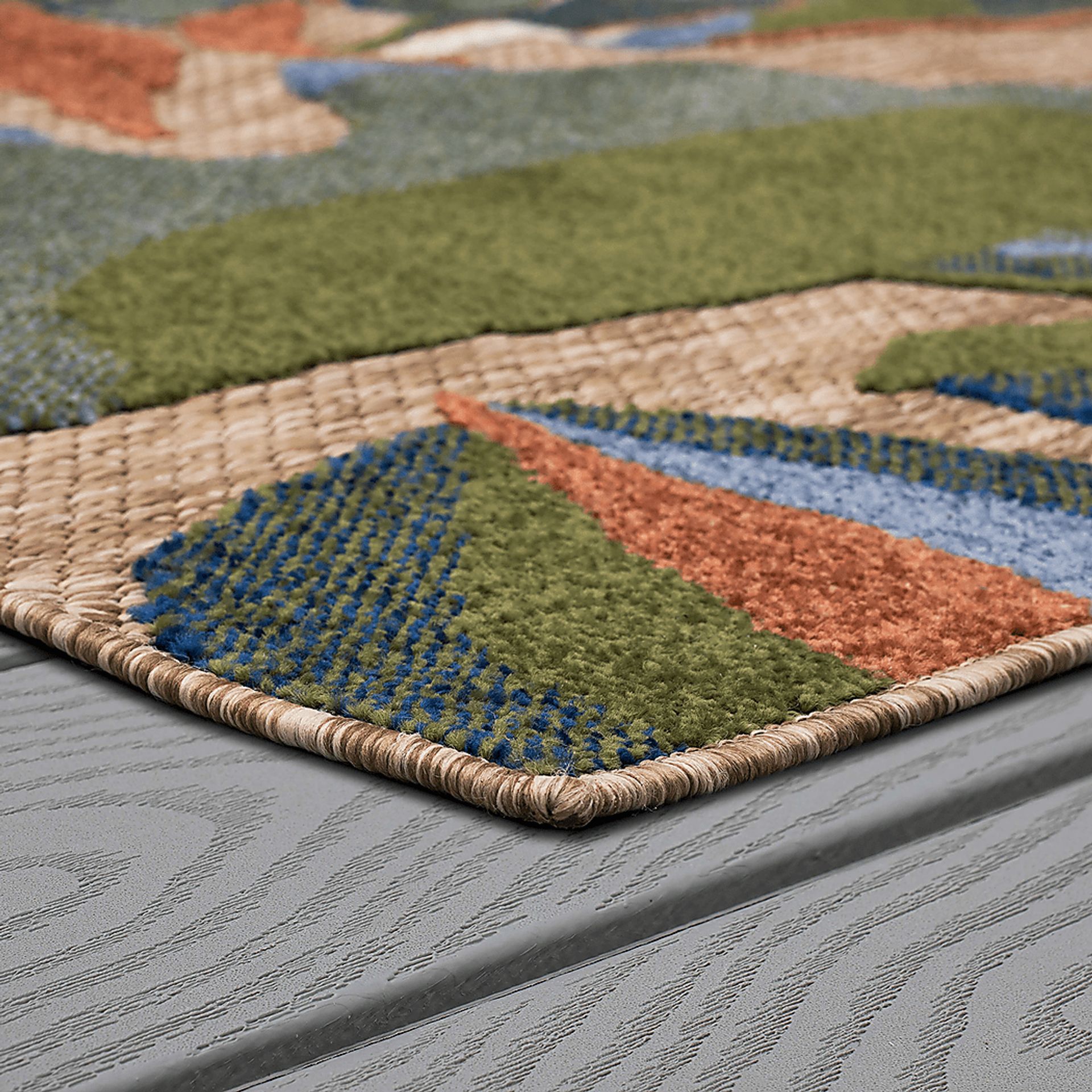 Rane Multi 7'10 x 10' Indoor/Outdoor Rug - Image 9