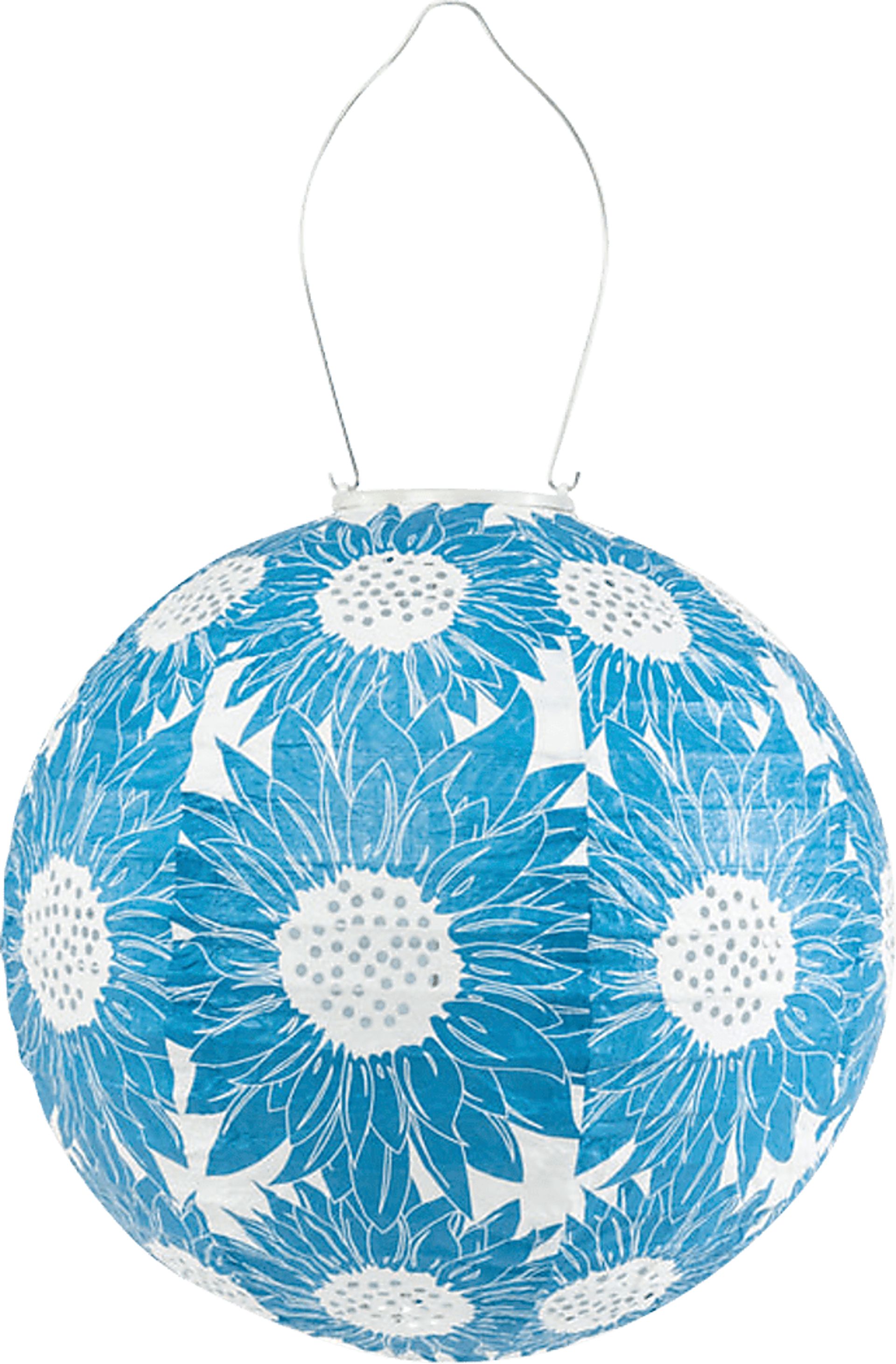 Ranear Blue Outdoor Solar Lantern - Image 1