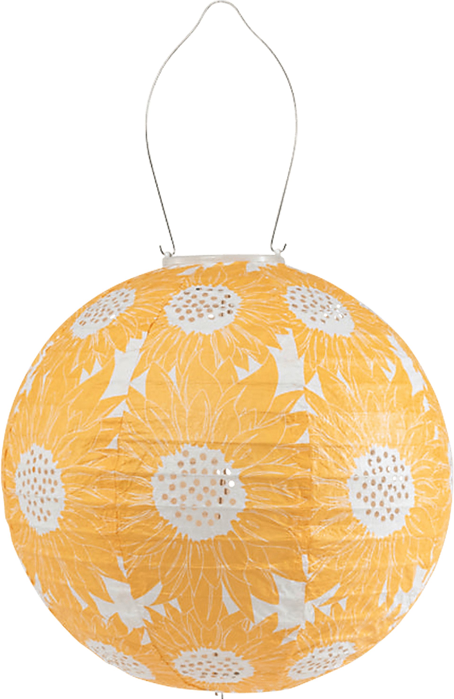 Ranear Yellow Outdoor Solar Lantern - Image 1