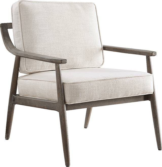 Ranelo I Cream Accent Chair - Thumbnail - Image 1