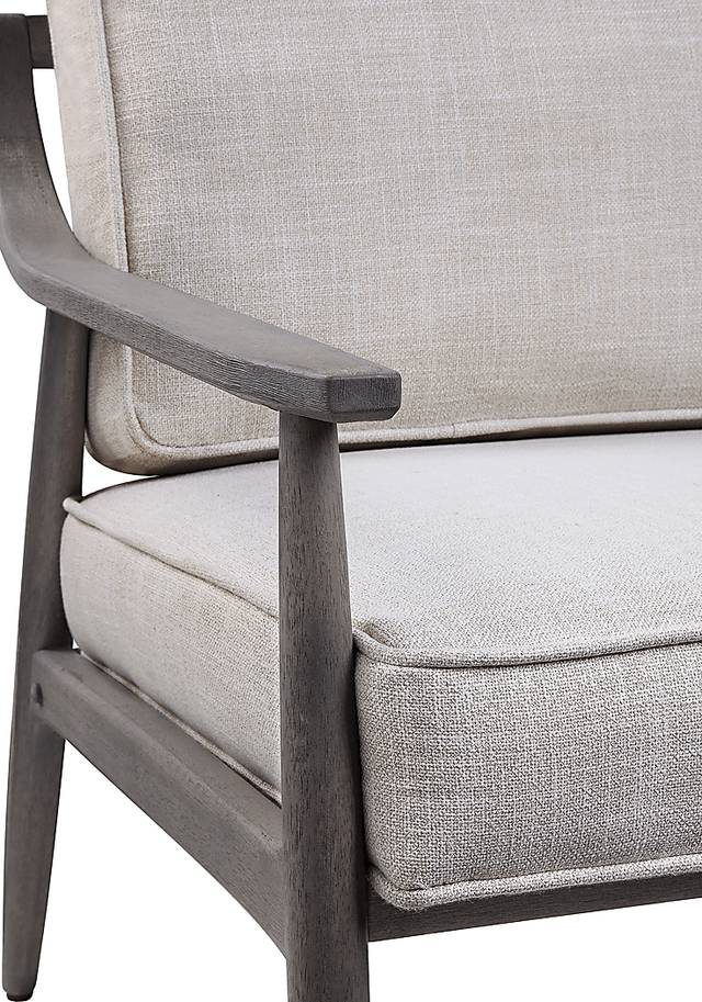 Ranelo II Cream Accent Chair - Thumbnail - Image 7