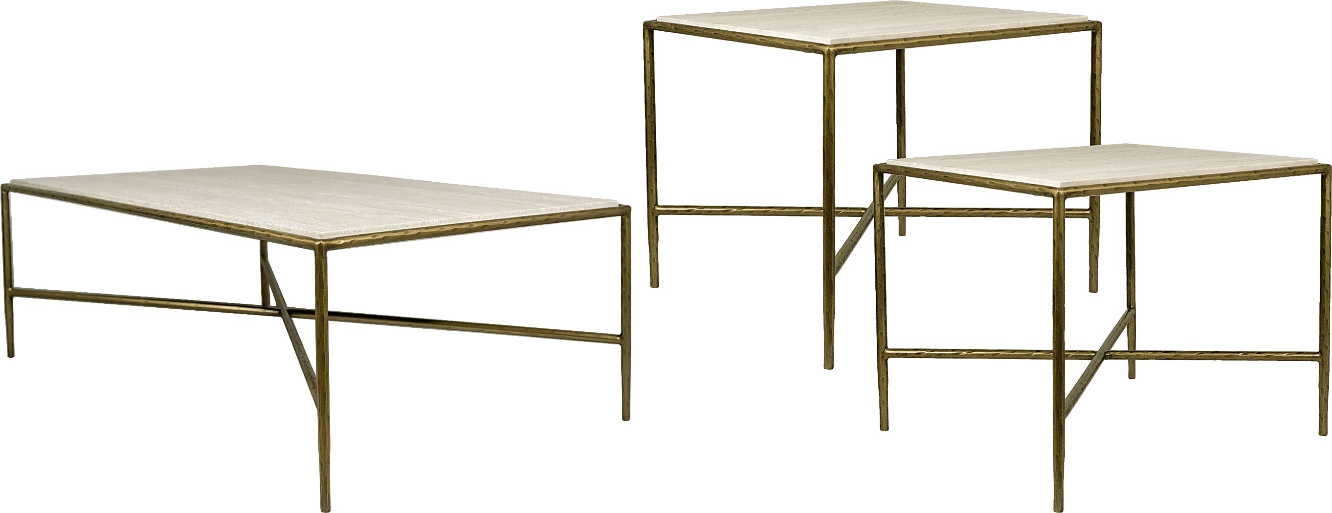 Rangel Taupe 3 Pc Table Set