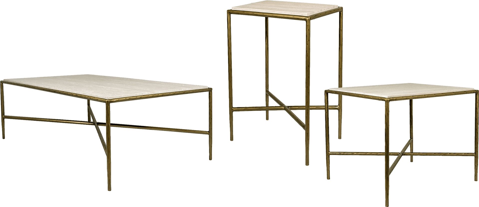 Rangel Taupe 3 Pc Table Set - Image 1