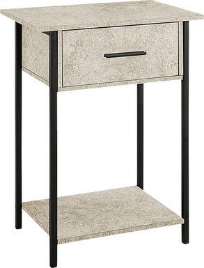 Rankiny Cream End Table