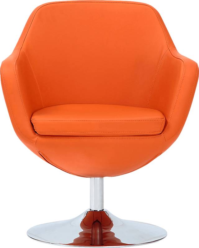 Rantoul Orange Accent Chair - Thumbnail - Image 3