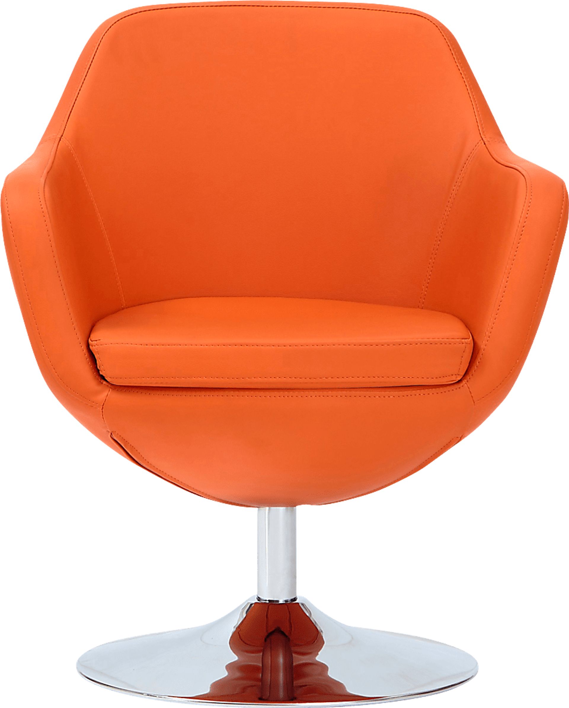 Rantoul Orange Accent Chair - Image 3