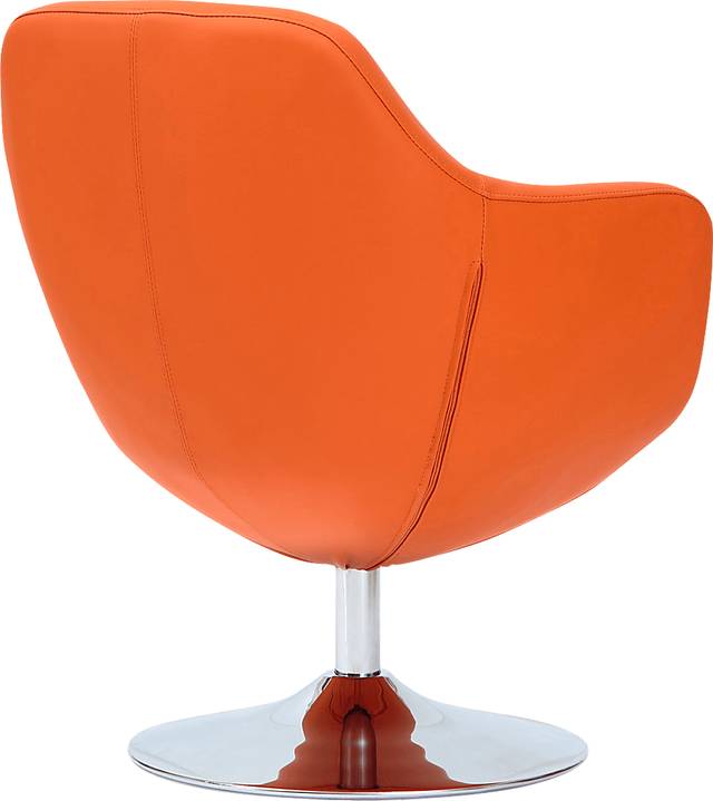 Rantoul Orange Accent Chair - Thumbnail - Image 4