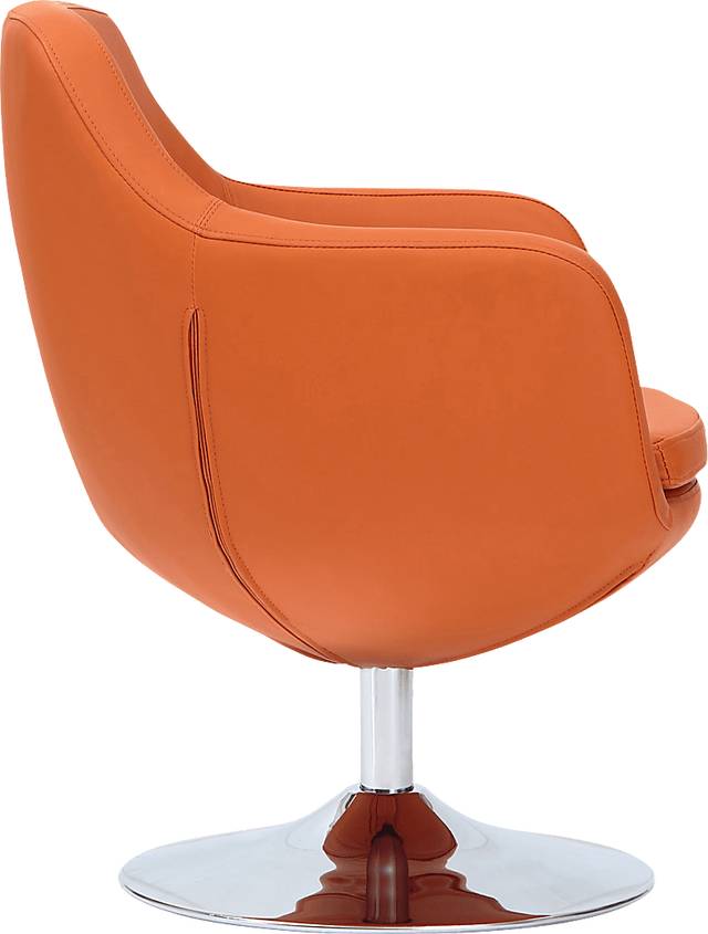 Rantoul Orange Accent Chair - Thumbnail - Image 5