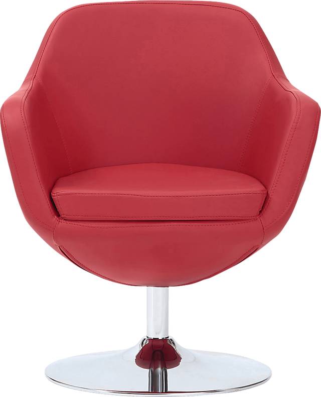 Rantoul Red Accent Chair - Thumbnail - Image 2