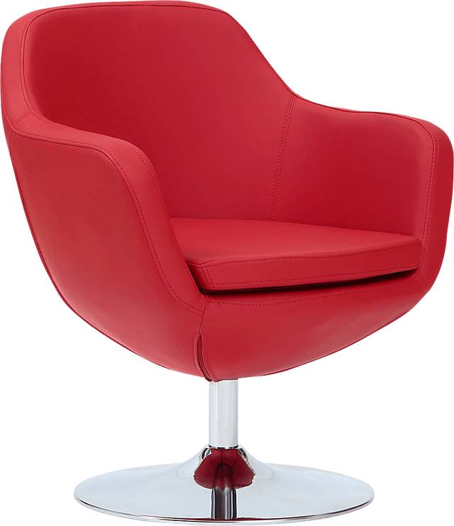 Rantoul Red Accent Chair - Thumbnail - Image 1