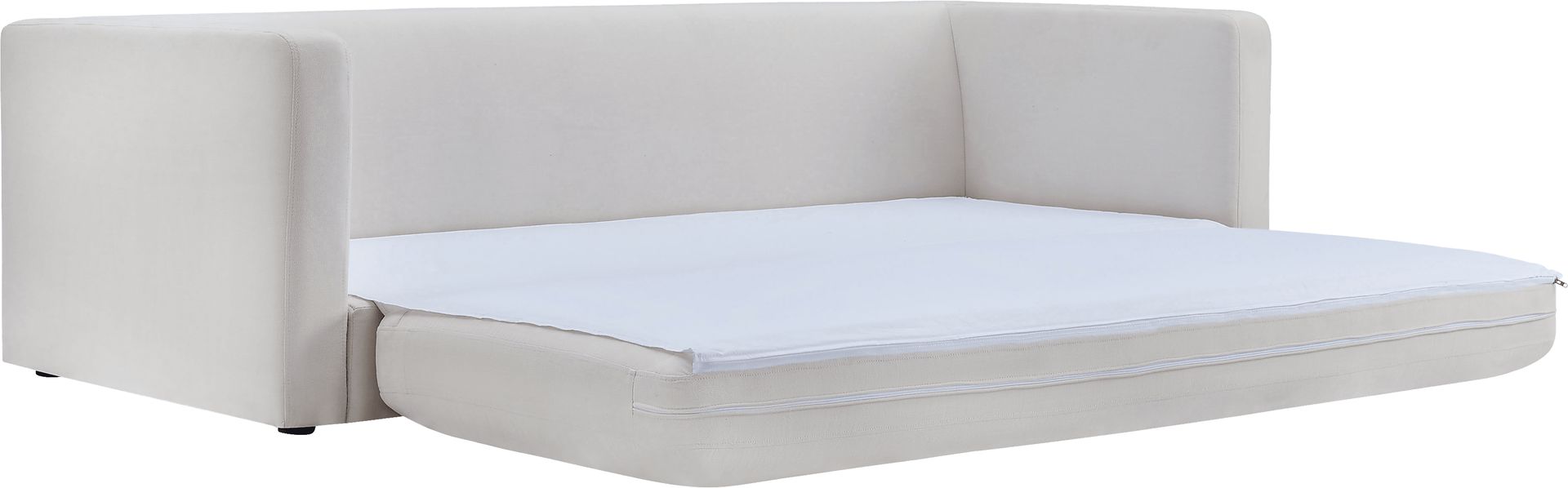 Rapalla Cream Linen Sleeper Sofa - Image 8