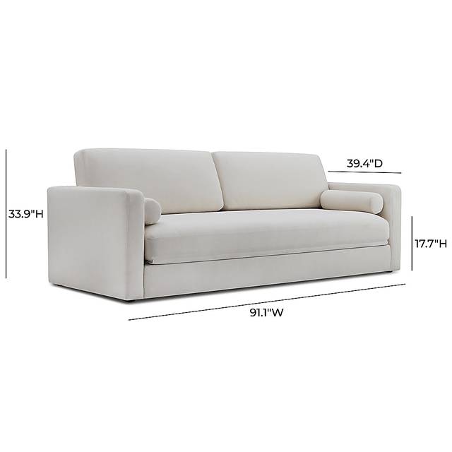 Rapalla Cream Linen Sleeper Sofa - Thumbnail - Image 10