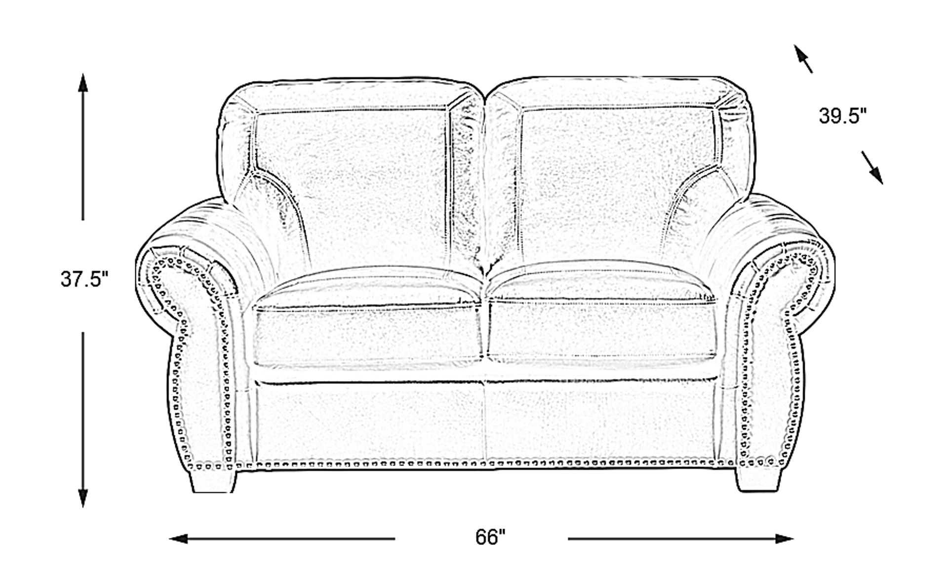 Dimension Image. Please refer to the Dimension Tab on this page for dimension details.