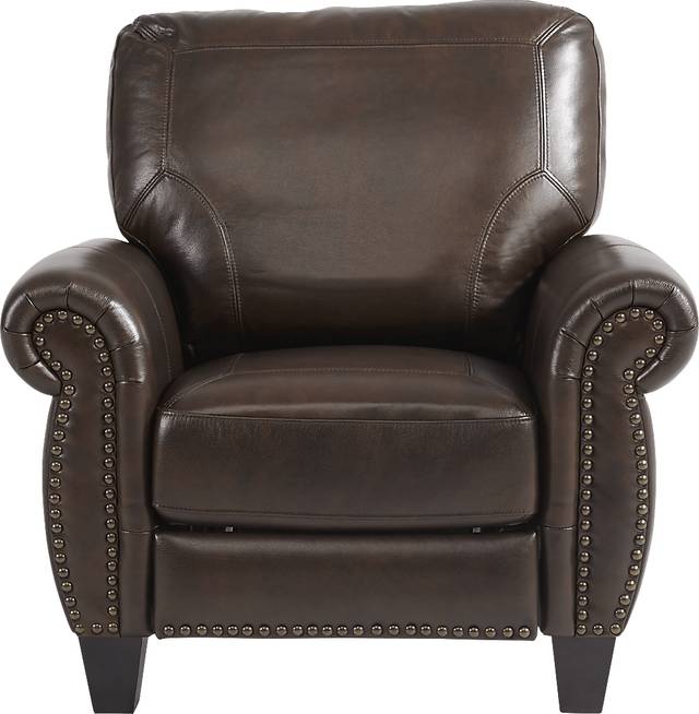Rapallo Mahogany Leather Recliner - Thumbnail - Image 3