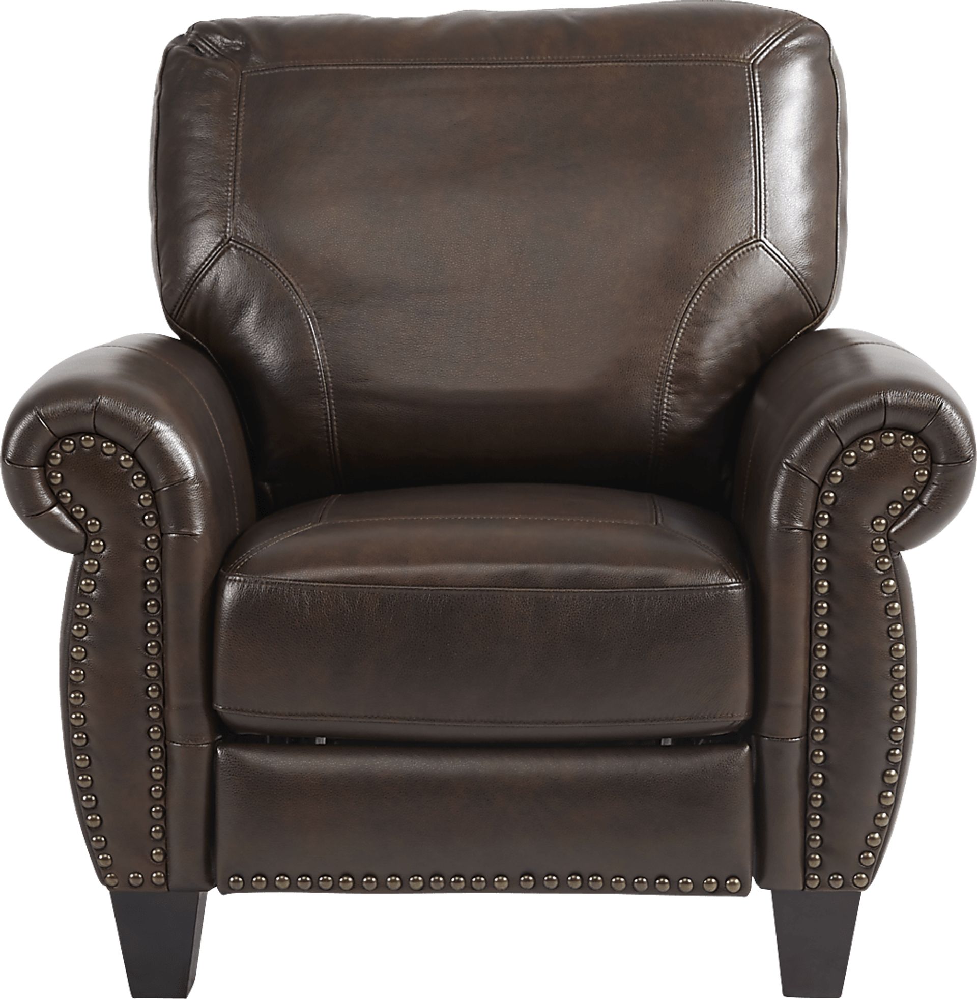 Rapallo Mahogany Leather Recliner - Image 3
