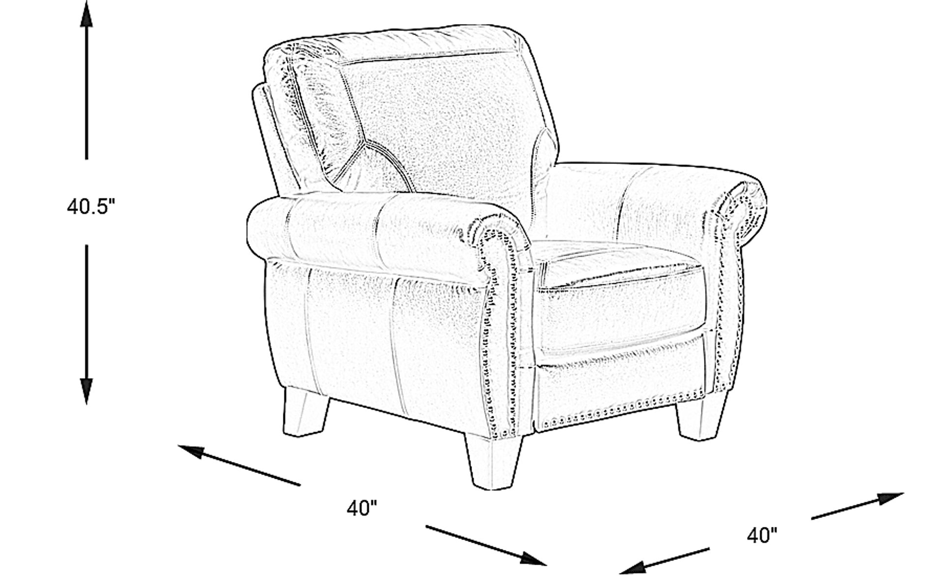 Dimension Image. Please refer to the Dimension Tab on this page for dimension details.