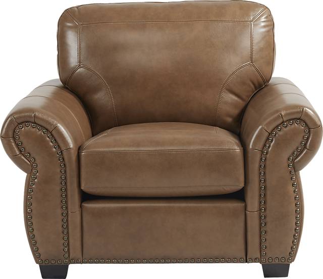Rapallo Saddle Leather 6 Pc Living Room - Thumbnail - Image 6
