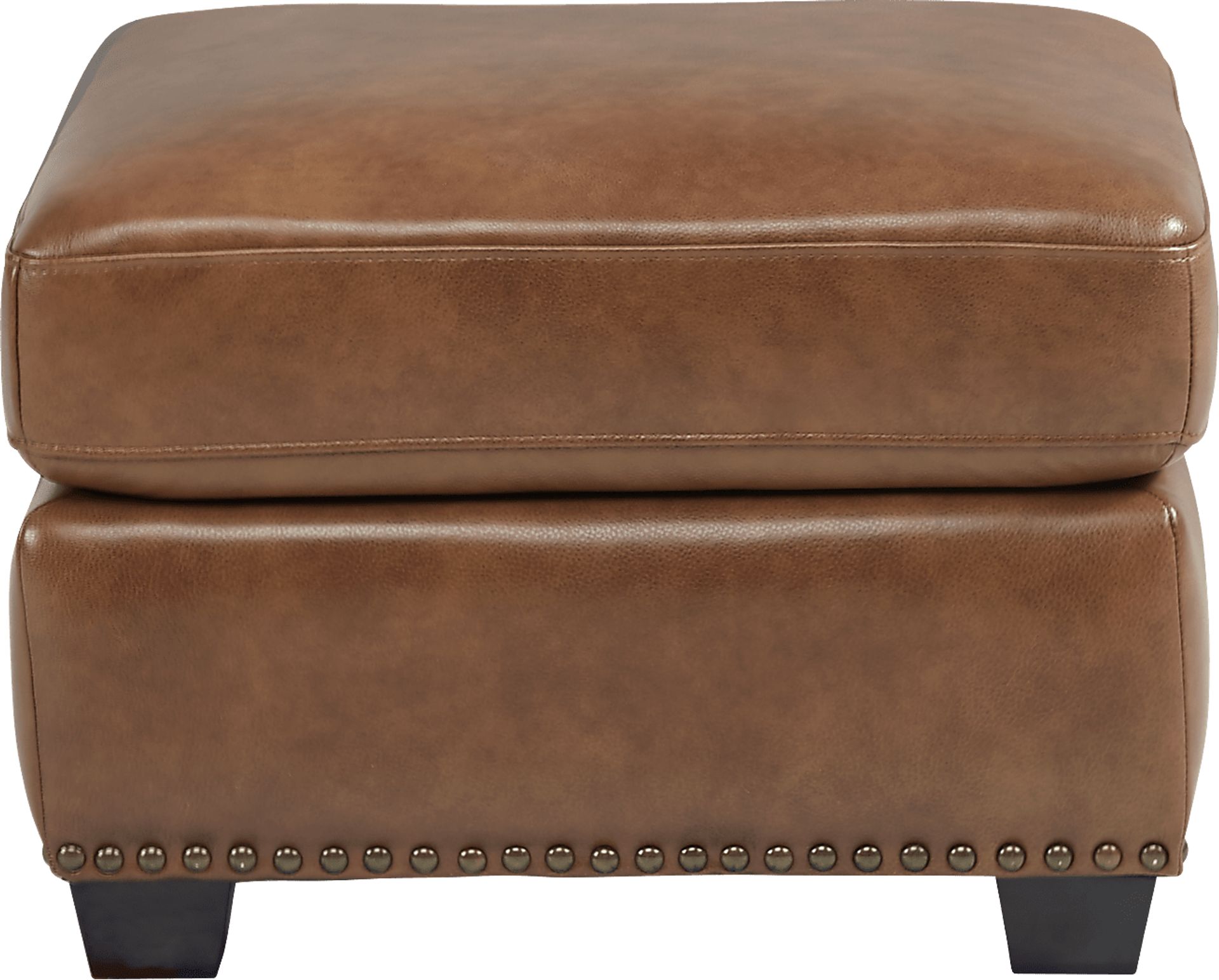 Rapallo Saddle Leather Ottoman - Image 2