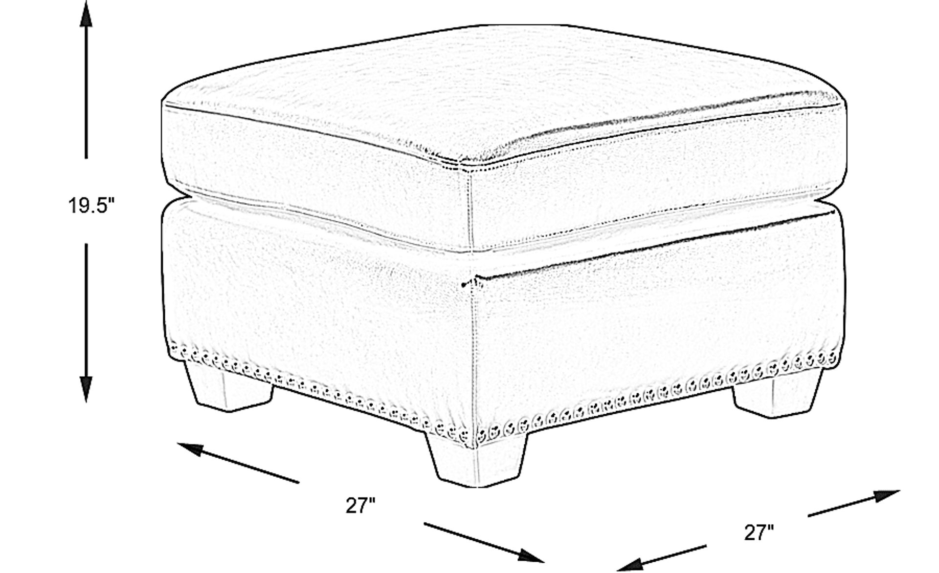 Dimension Image. Please refer to the Dimension Tab on this page for dimension details.