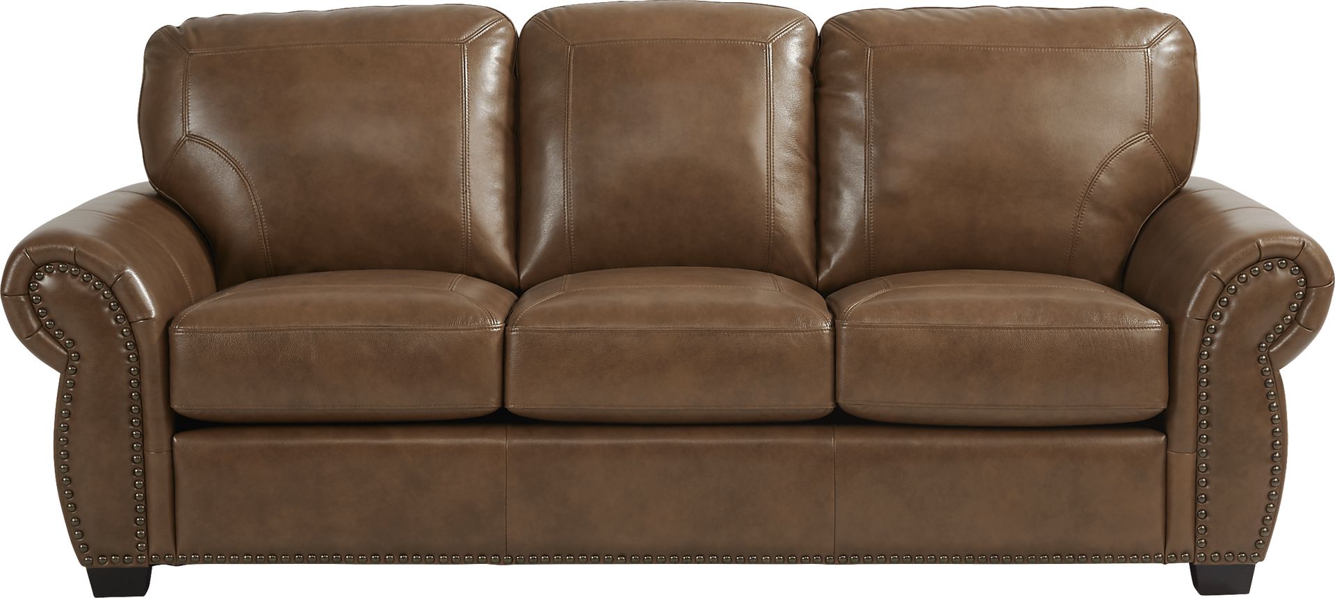 Rapallo Saddle Leather 3 Pc Living Room - Image 2