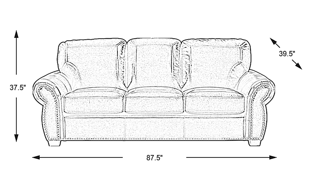 Rapallo Saddle Leather Sofa