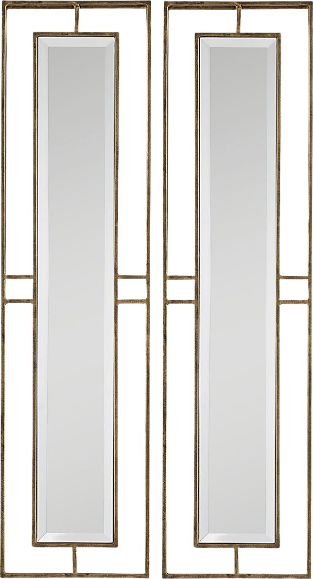 Rapalo Gold Mirror, Set of 2