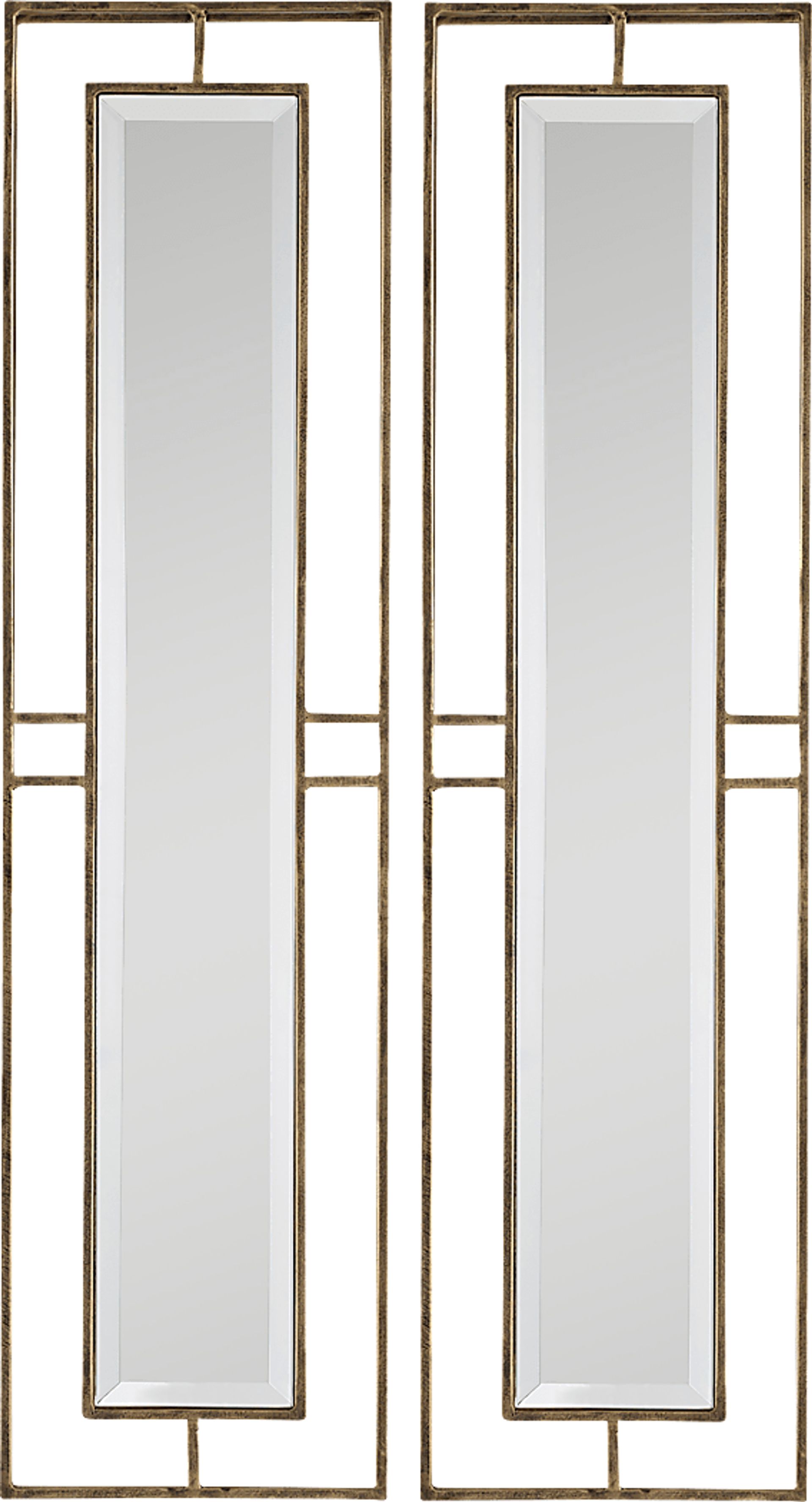 Rapalo Gold Mirror, Set of 2 - Image 1