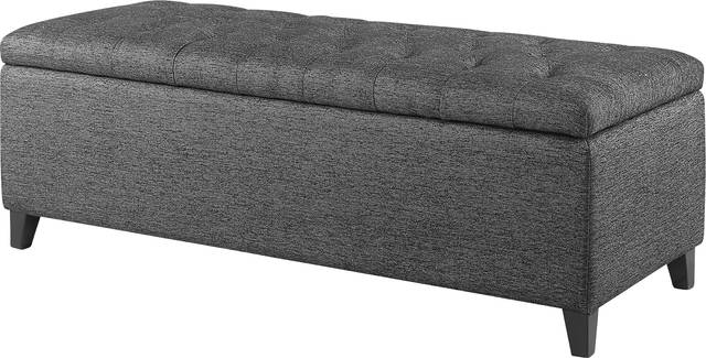 Rapdye Charcoal Accent Bench - Thumbnail - Image 1