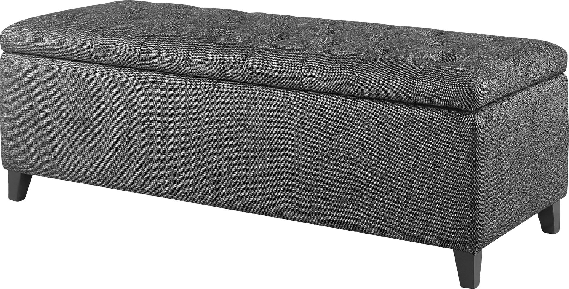 Rapdye Charcoal Accent Bench - Image 1