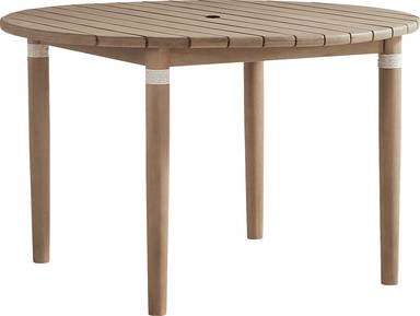 round outdoor dining table