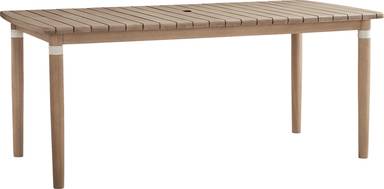 71" rectangle outdoor dining table