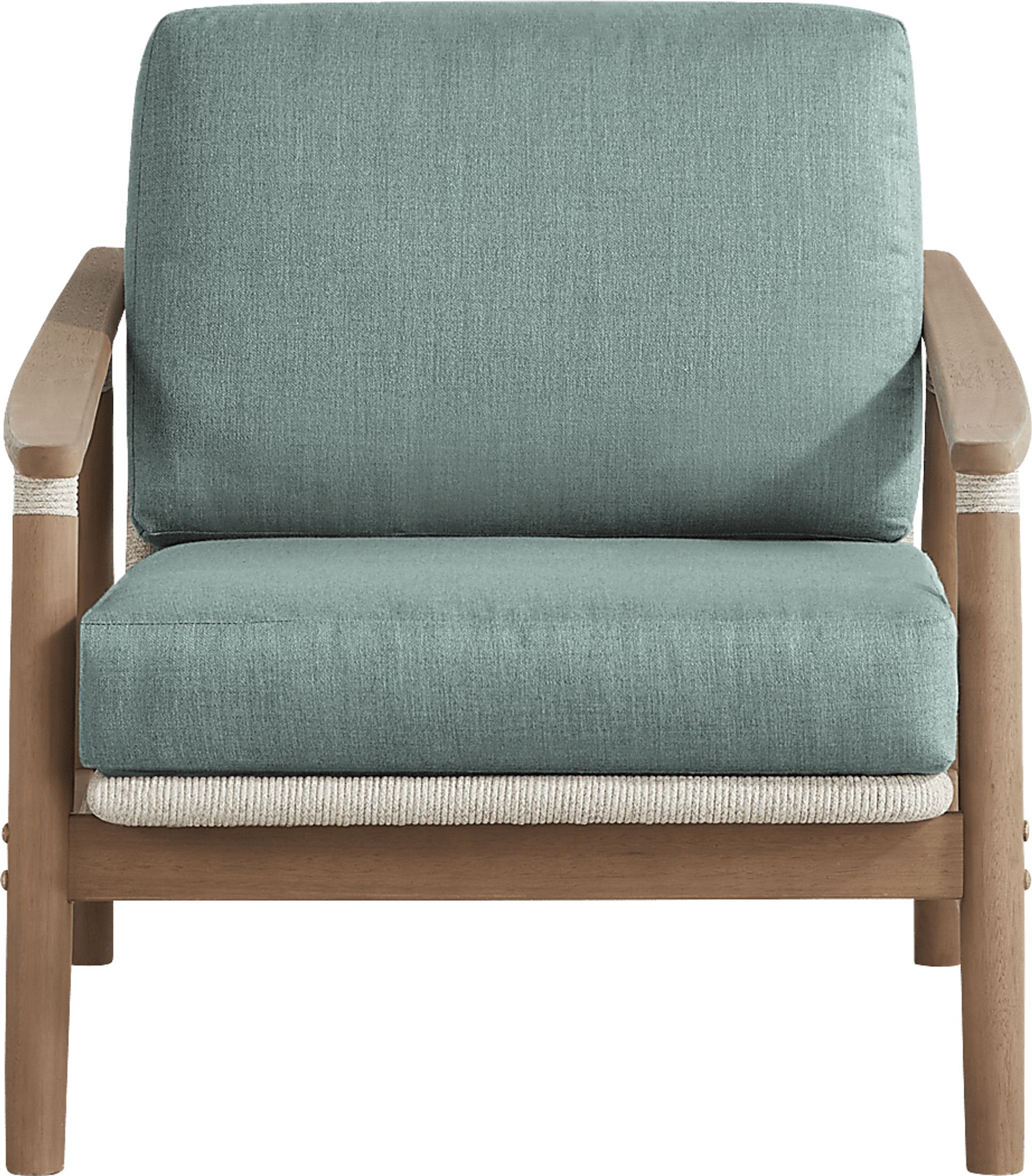 Raphina Gray 5 Pc Outdoor Chat Set with Jungle Cushions - Image 3