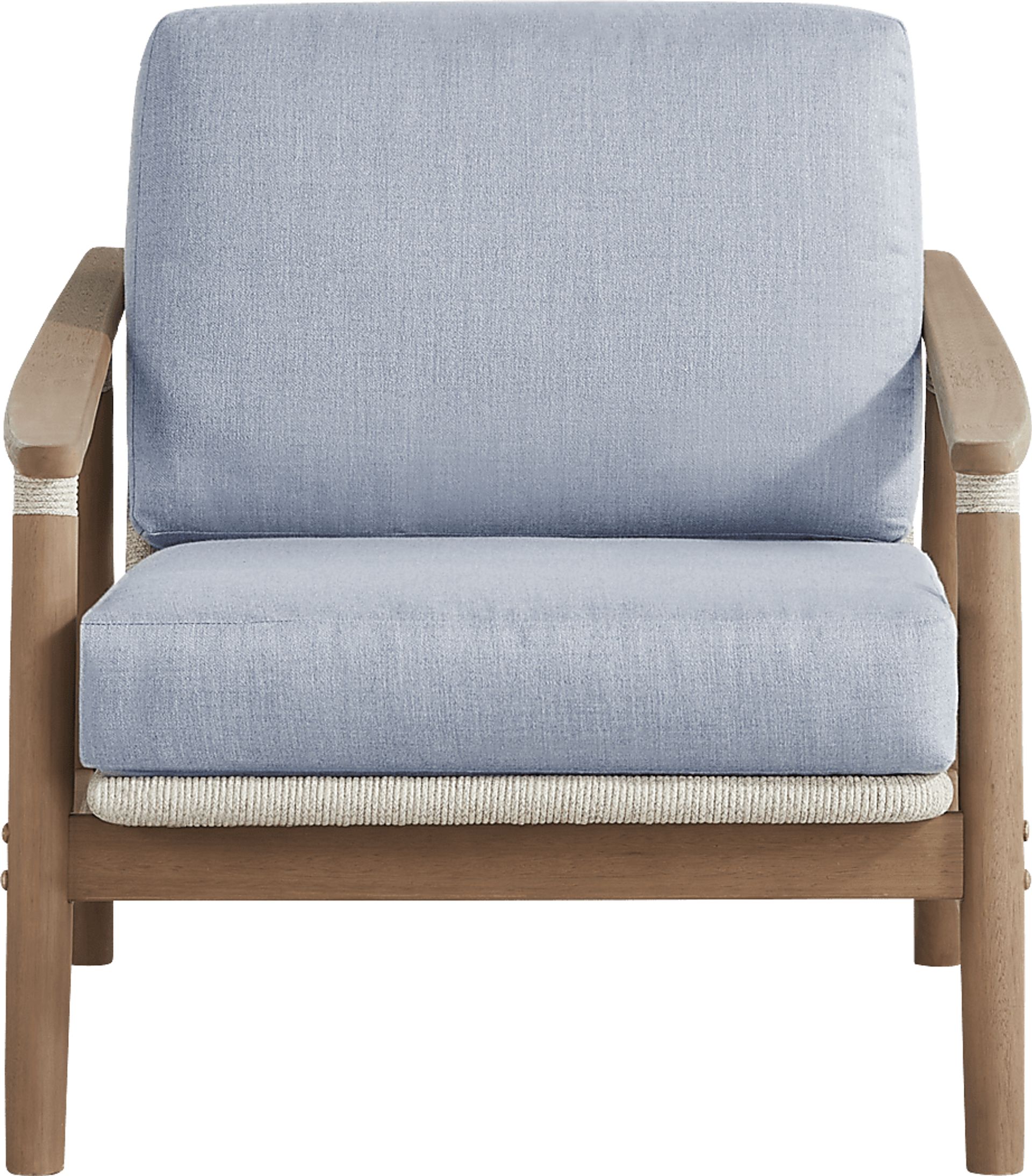 Raphina Gray 5 Pc Outdoor Chat Set with Rain Cushions - Image 3