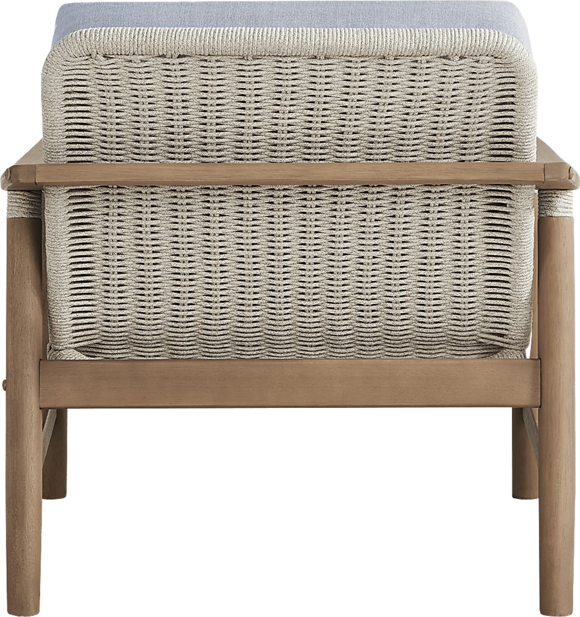 Raphina Gray 5 Pc Outdoor Chat Set with Rain Cushions - Image 4