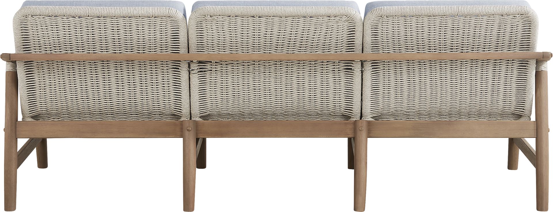 Raphina Gray Outdoor Sofa with Rain Cushions - Image 4