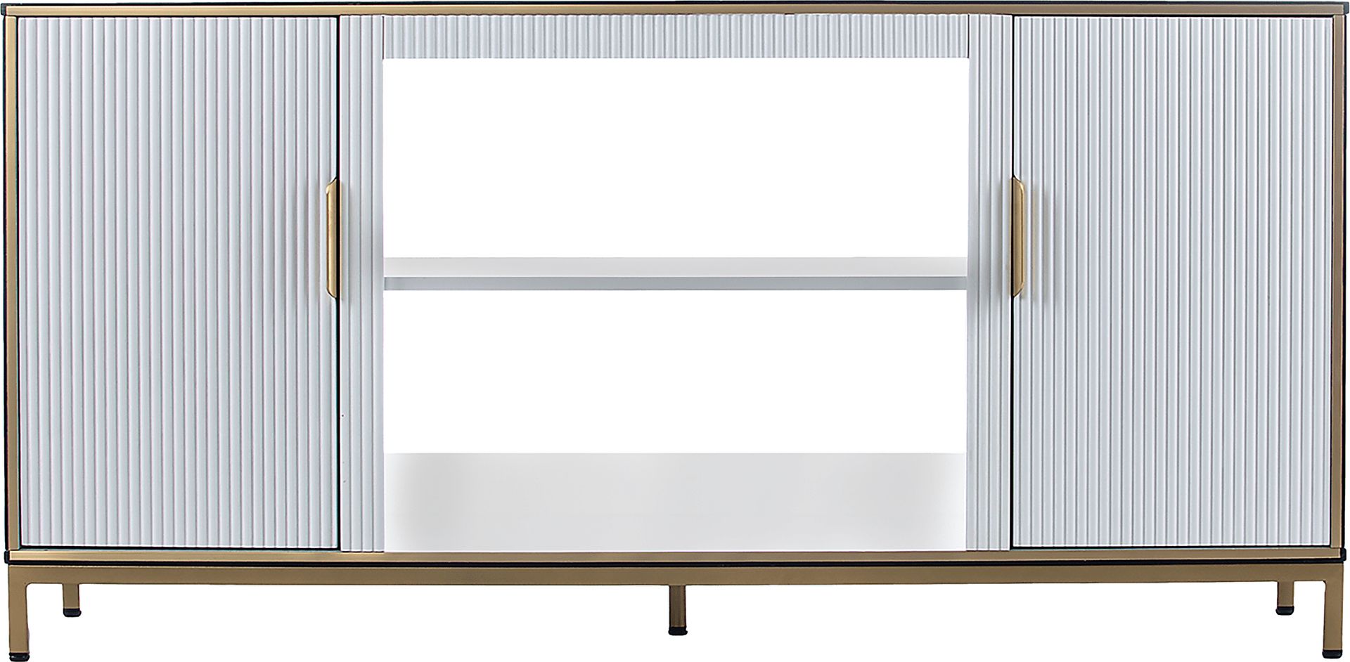 Rascher White 54 in. Console - Image 7