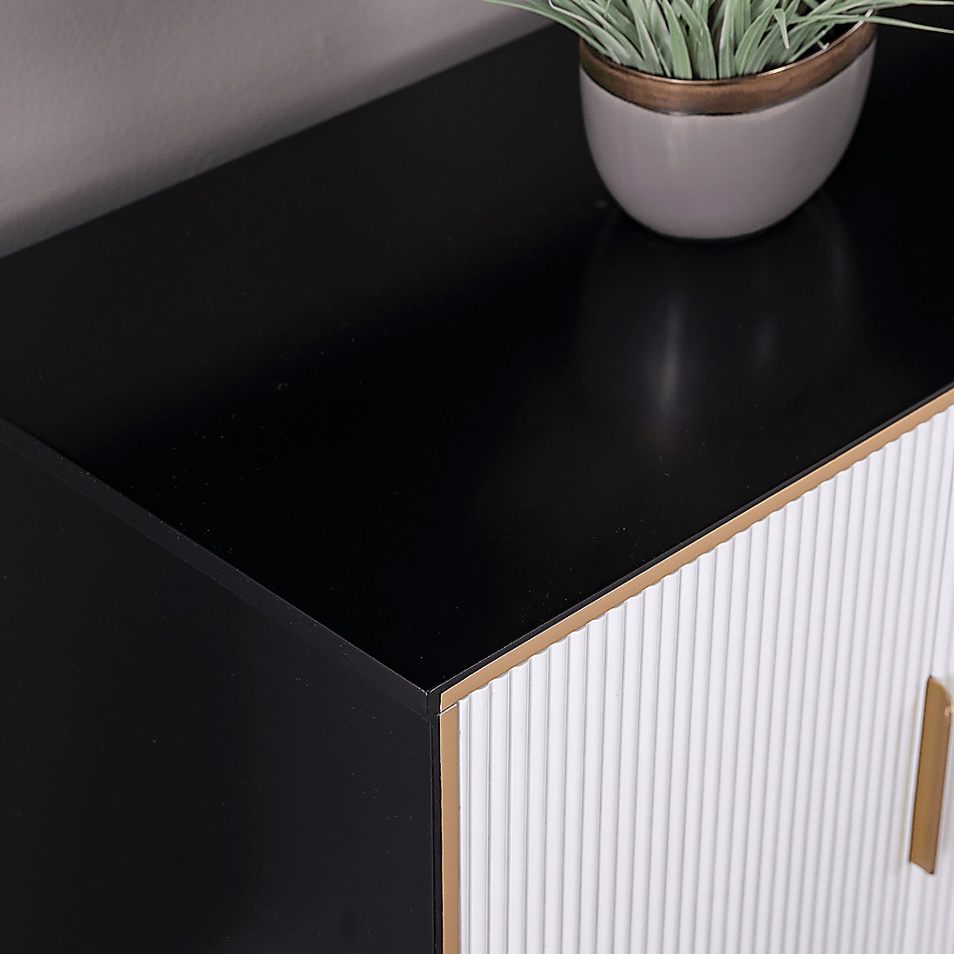Rascher White 54 in. Console - Image 9