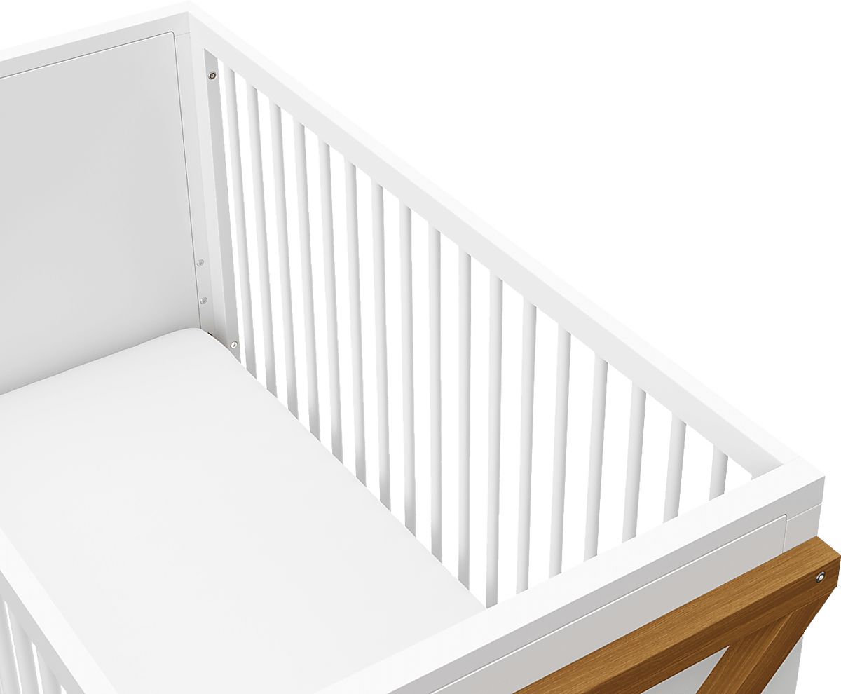 Rastus White Colors,White Convertible Crib | Rooms to Go