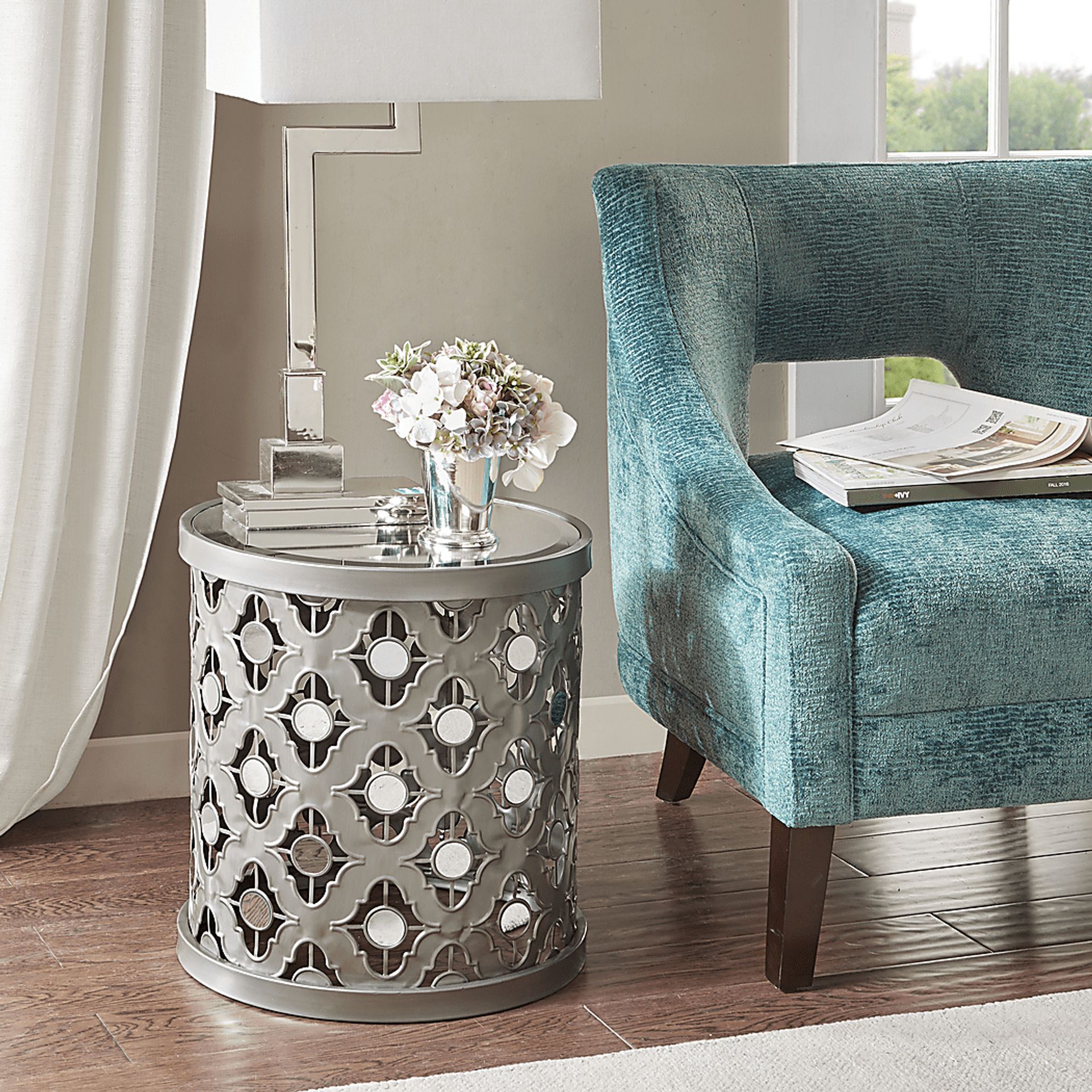 Ratama Silver Accent Table - Image 2
