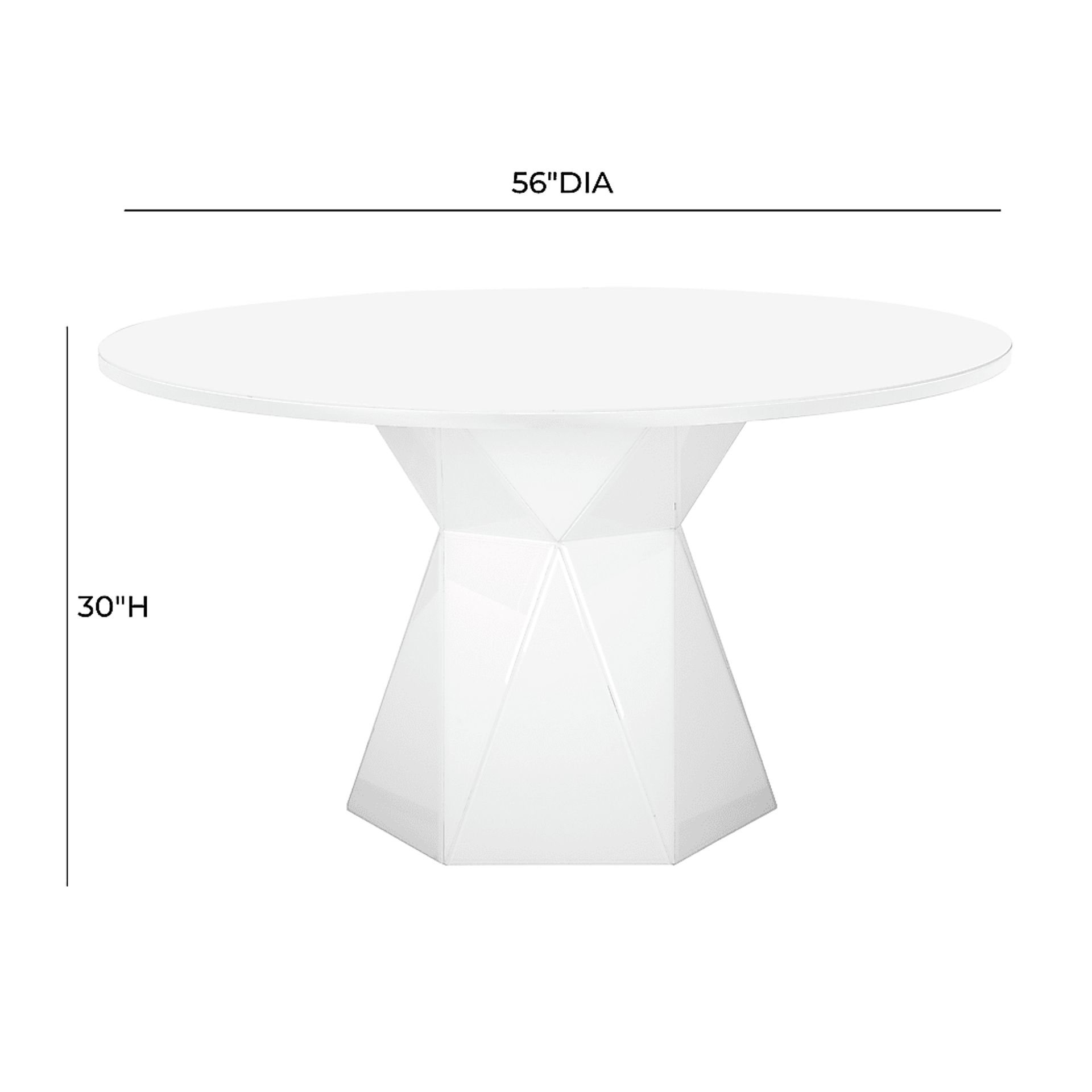Rathton White Dining Table - Image 5